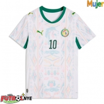 Camiseta Senegal Sadio Mane #10 Primera Equipación para mujer Mundial 2026 manga corta